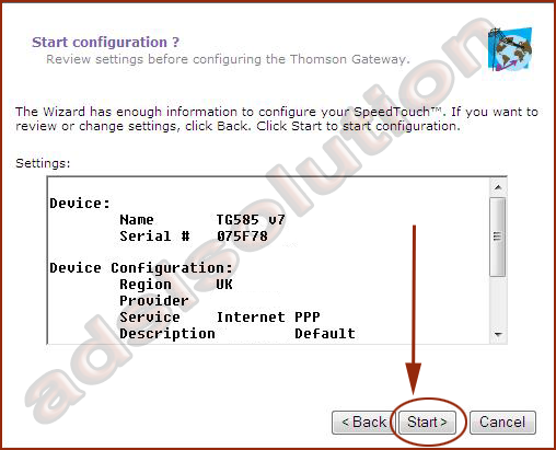 Thomson TG585v7